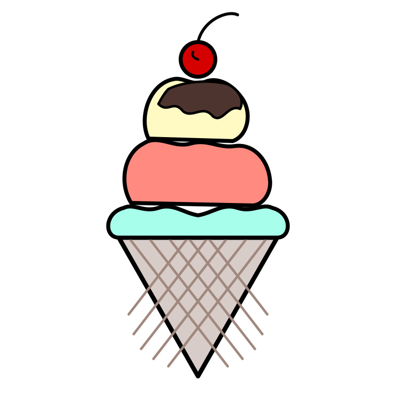 Ice Cream Coloring Pages